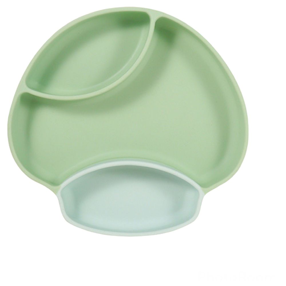 Highland Silicone Baby Plate & Utensils Feeding Set - Green