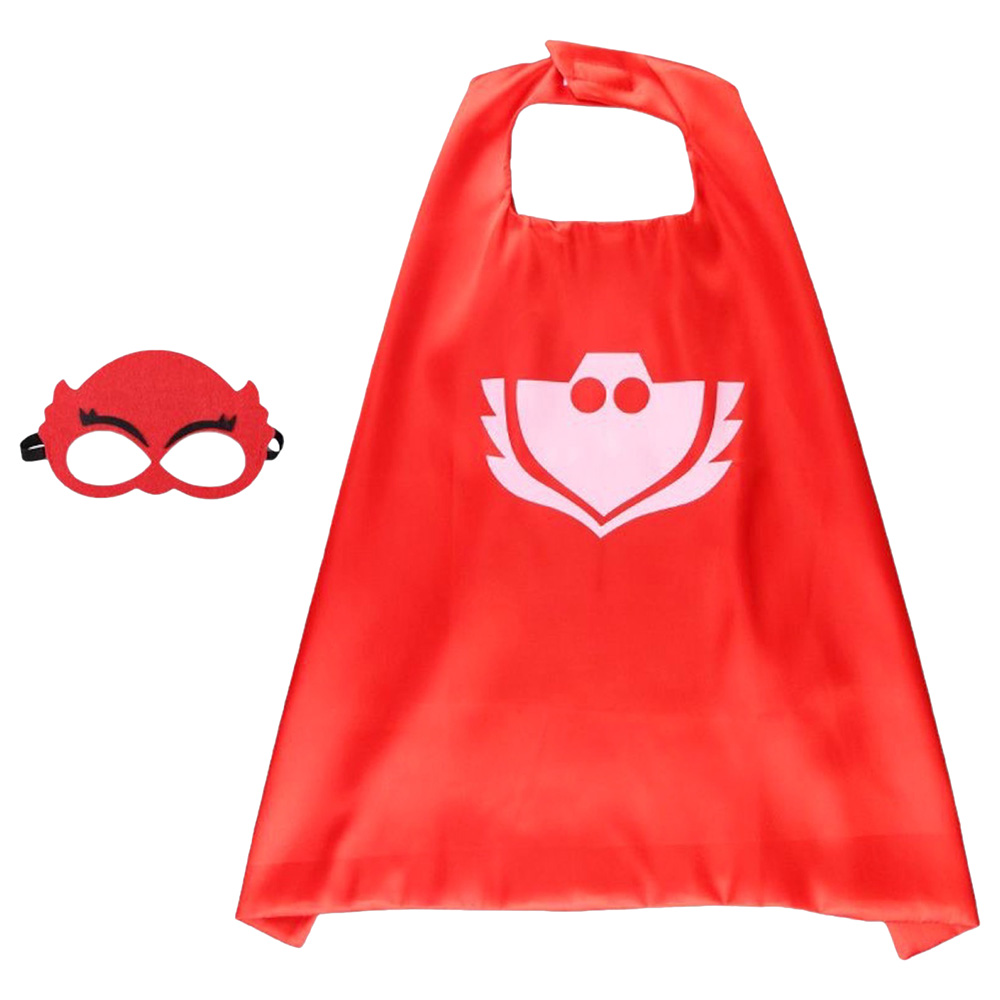 Highland - PJ Mask Owlette Cape & Mask Halloween Costume - Red