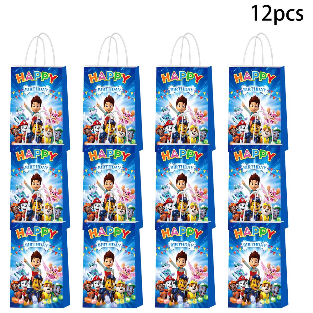 Highland - Paw Patrol Gift Bags For Birthday Party 12's