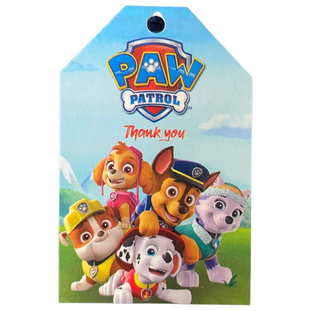 Highland - Paw Patrol Gift Tags For Birthday Party 12's