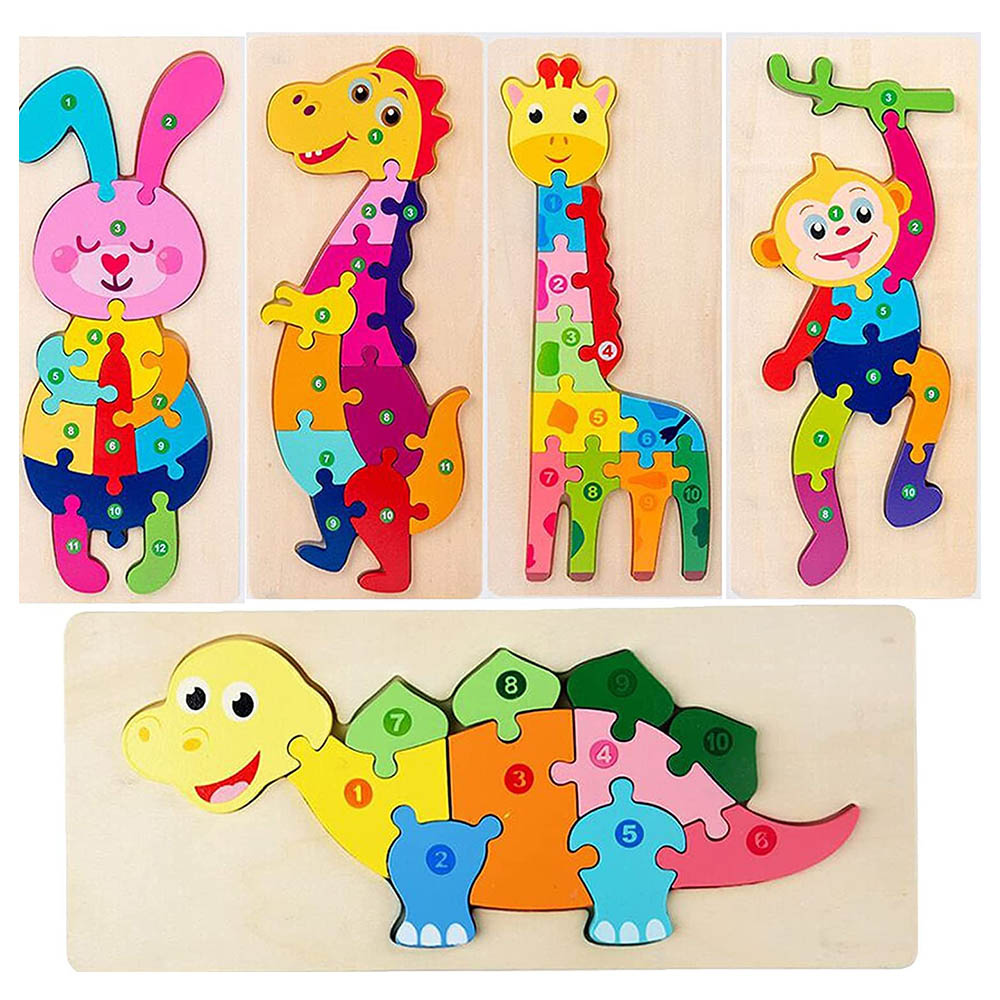 Highland - Rabbit 3D Puzzle Early Learning Toy