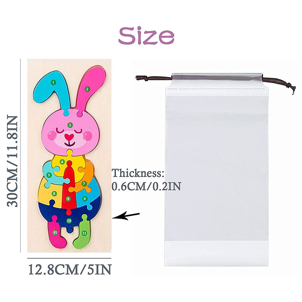 Highland - Rabbit 3D Puzzle Early Learning Toy