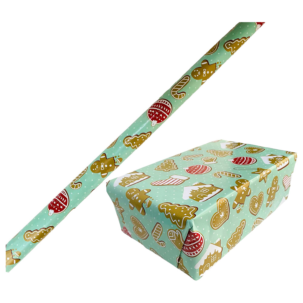 Highland - Christmas Gift Wrapping Paper - 4pc - Red/Blue