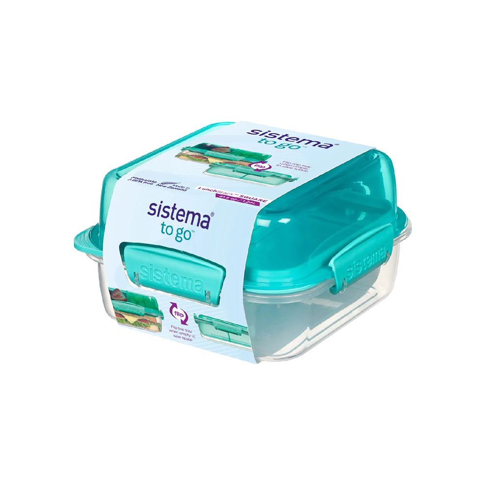 Sistema - Lunch Stack To Go - 1.24L - Green