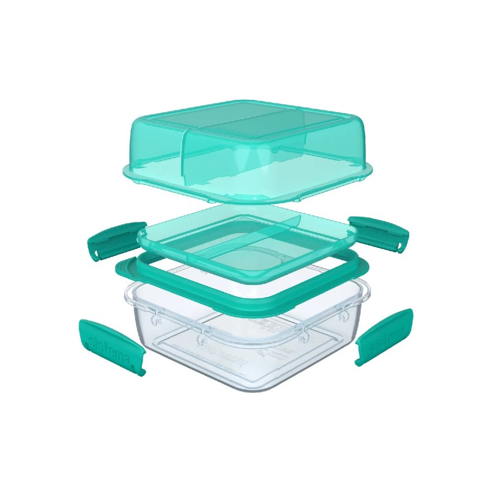 Sistema - Lunch Stack To Go - 1.24L - Green