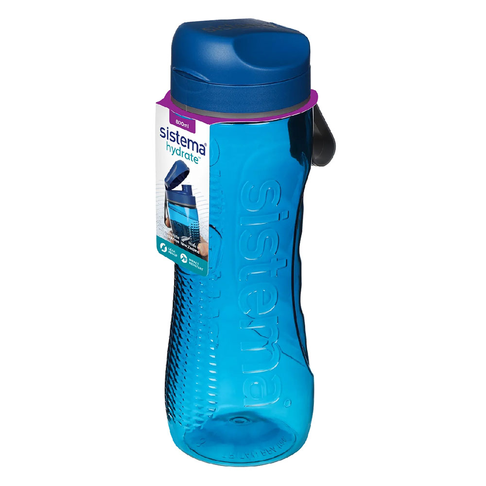 Sistema - Tritan Active Water Bottle - Blue - 800ml