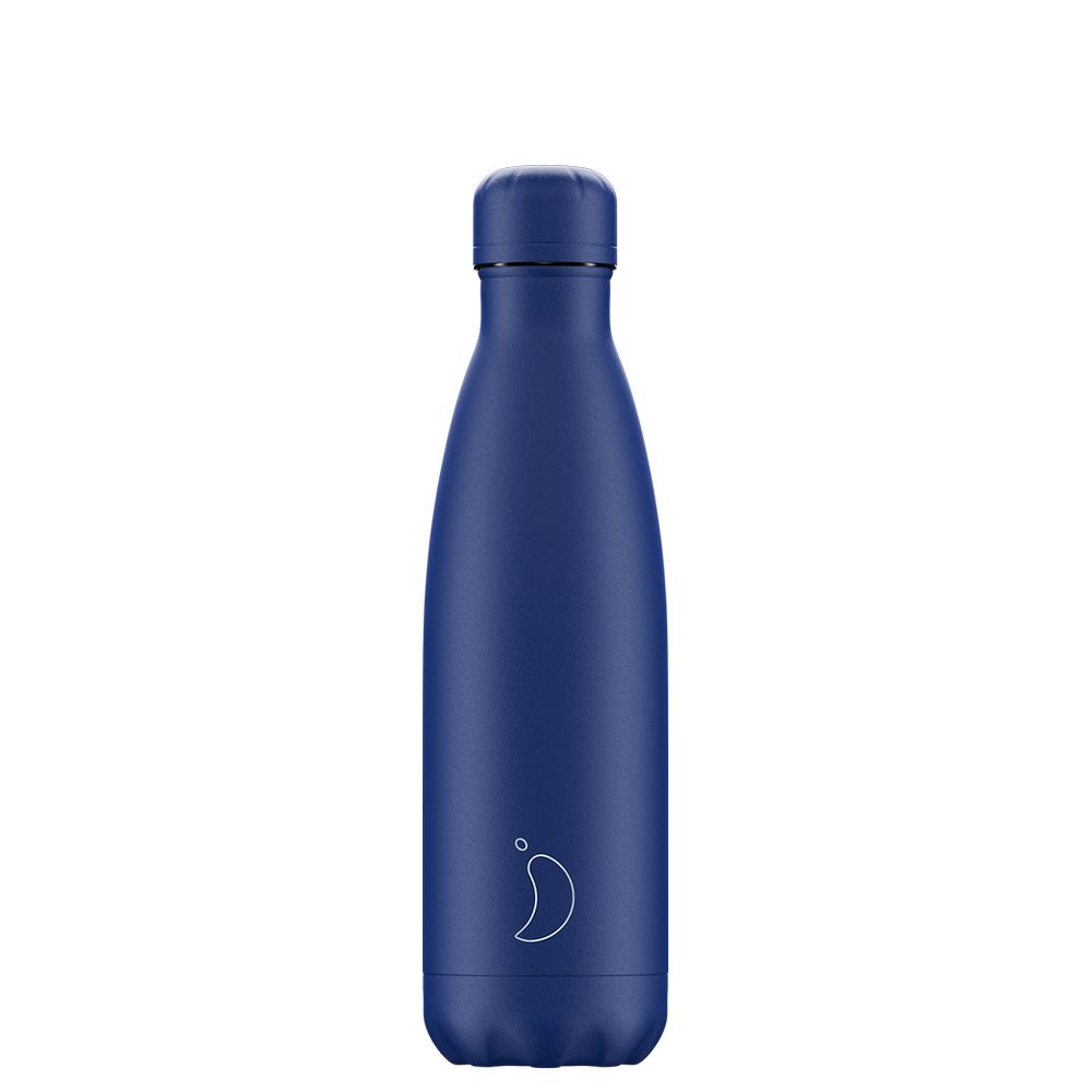 Chillys - Matte Bottle - All Blue - 500ml