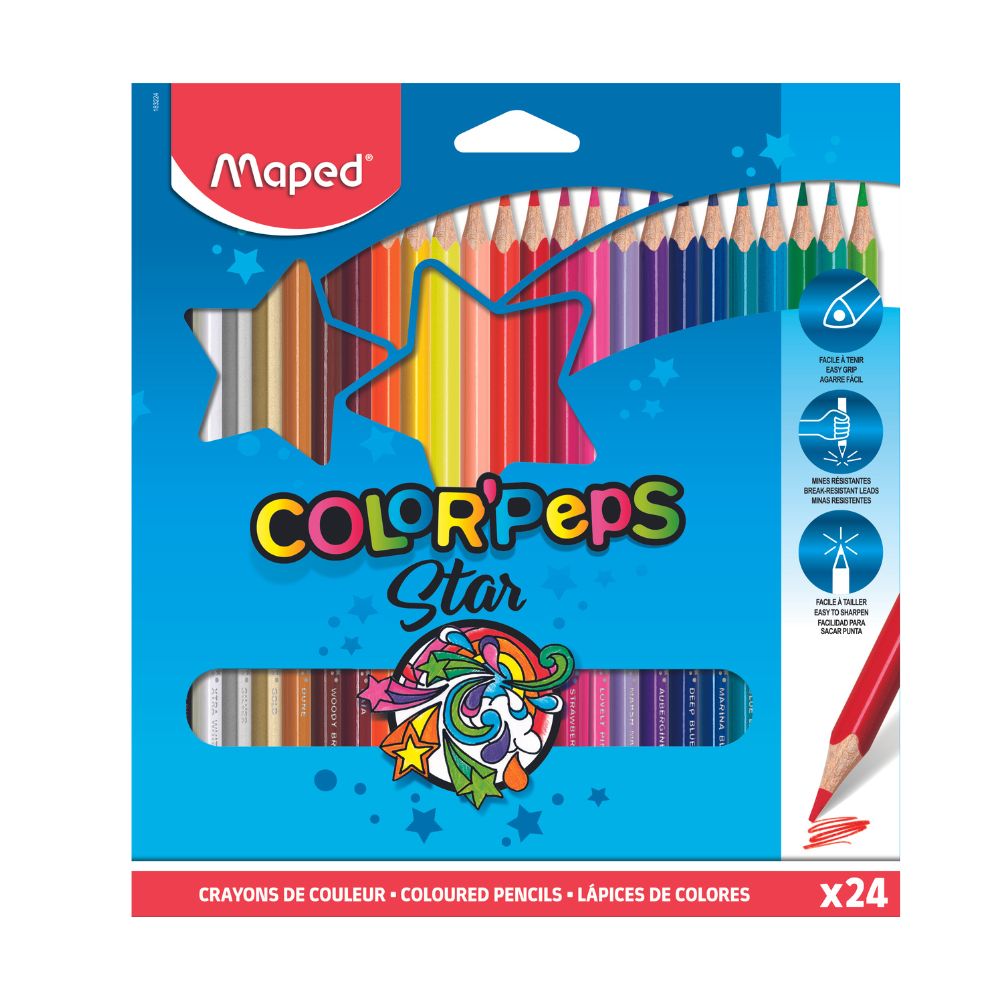 Maped - Color Peps Pencils Set (24pcs)