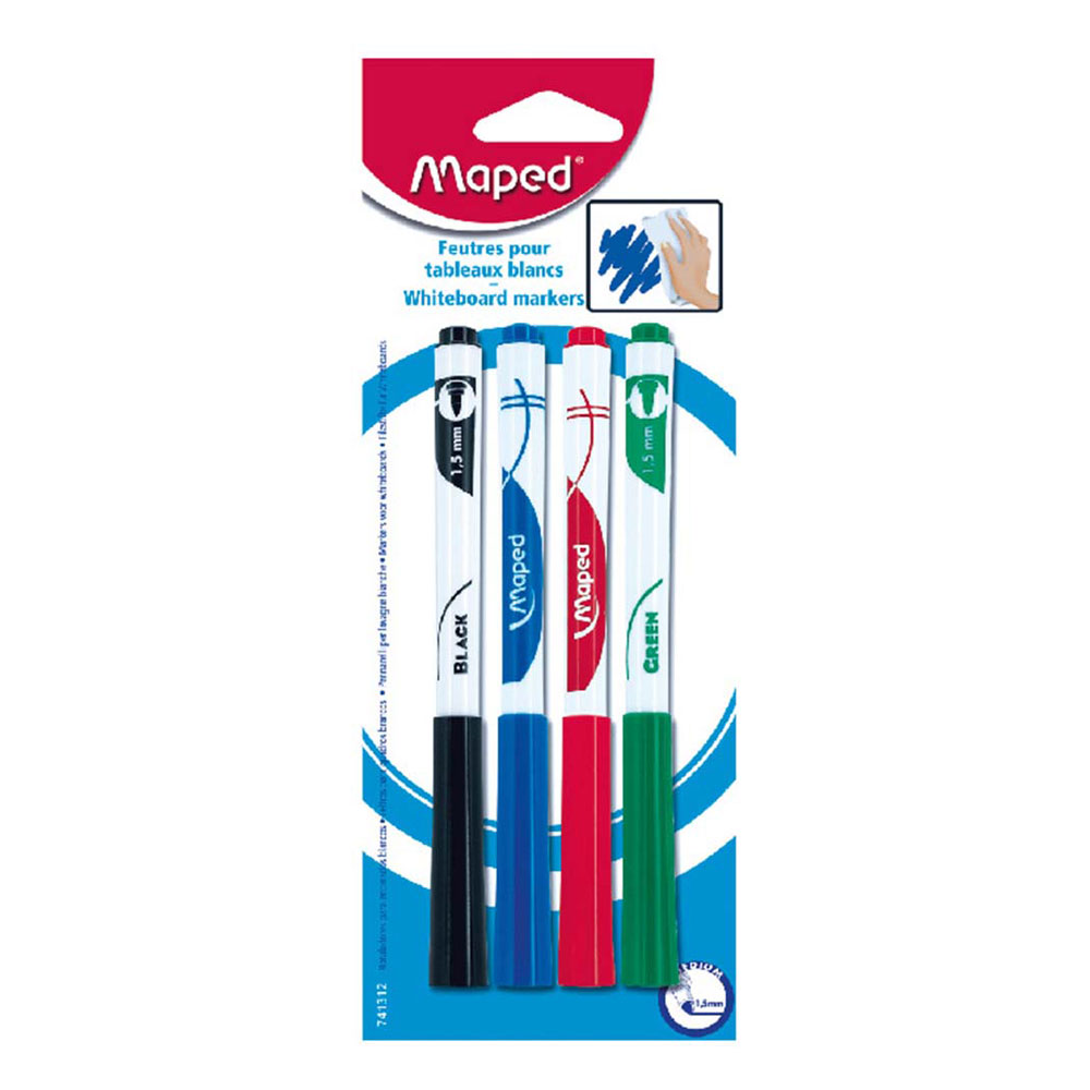 Maped - White Board Markers (4pcs)