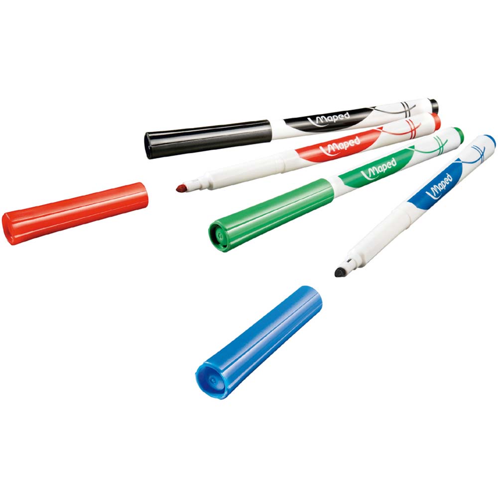 Maped - White Board Markers (4pcs)