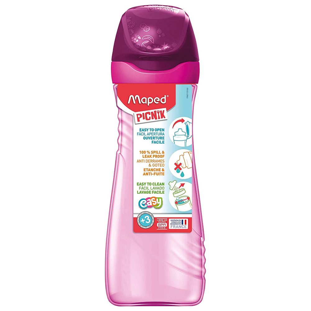 Maped - Picnik Origins Water Bottle - Pink - 580ml