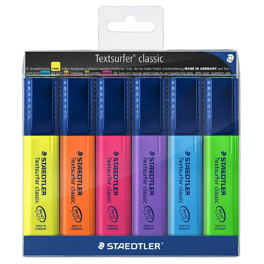 Staedtler - Text Surfer Highlighter Wlt - 6 Col