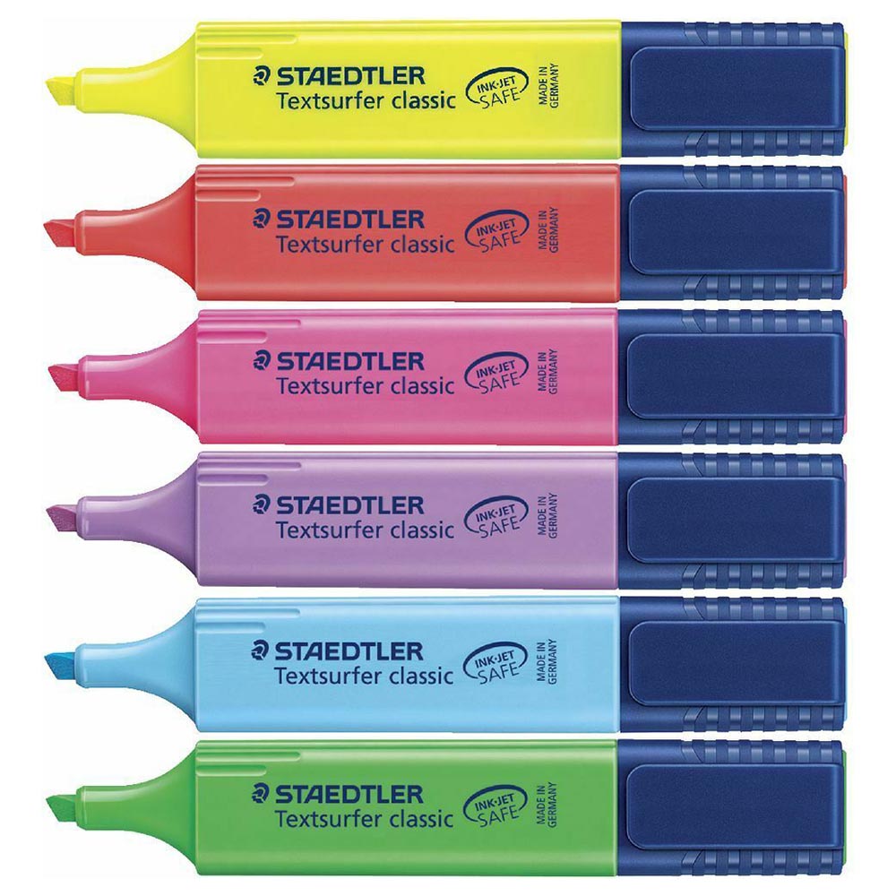 Staedtler - Text Surfer Highlighter Wlt - 6 Col