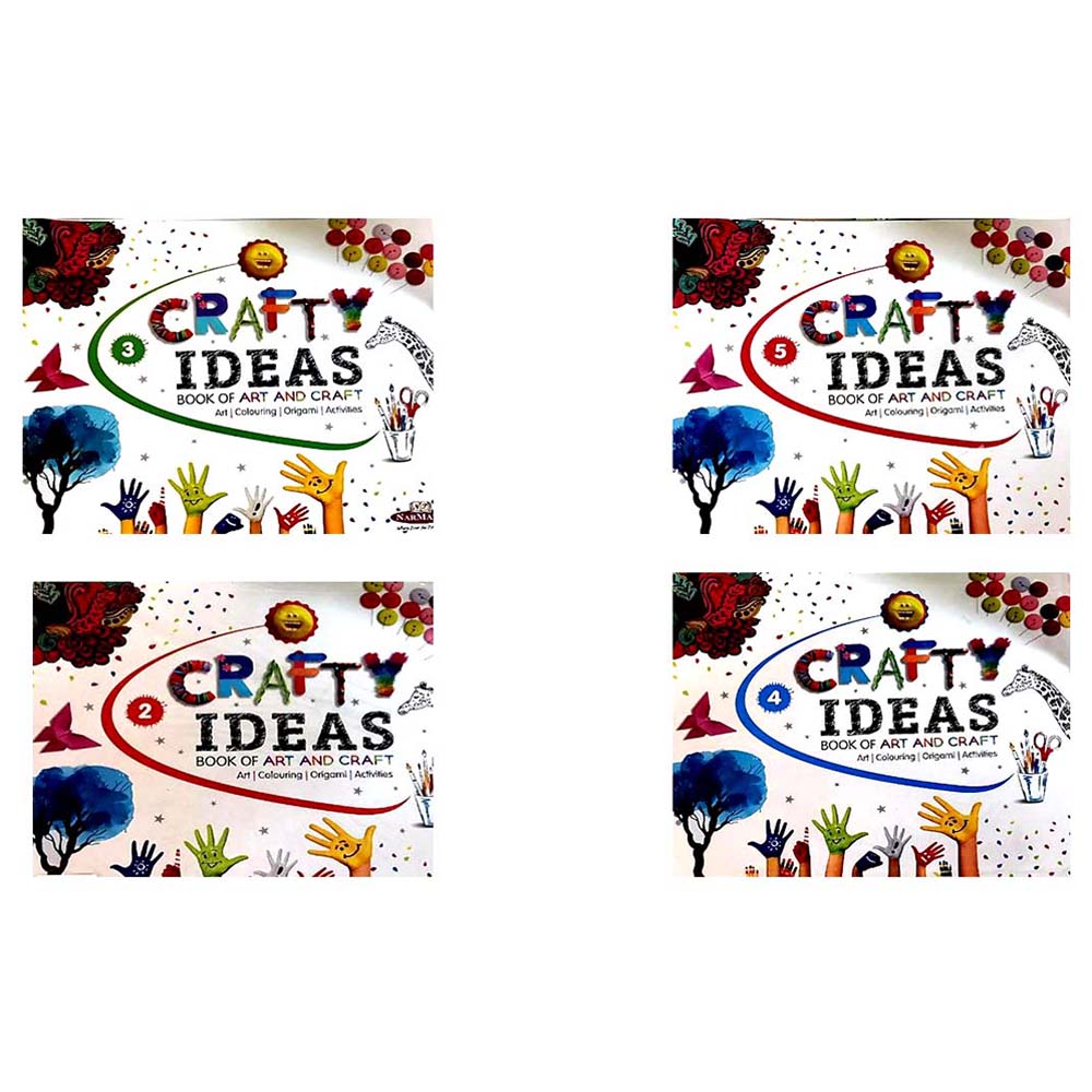 Crafty Ideas Book of Art and Craft - Assorted 1pc