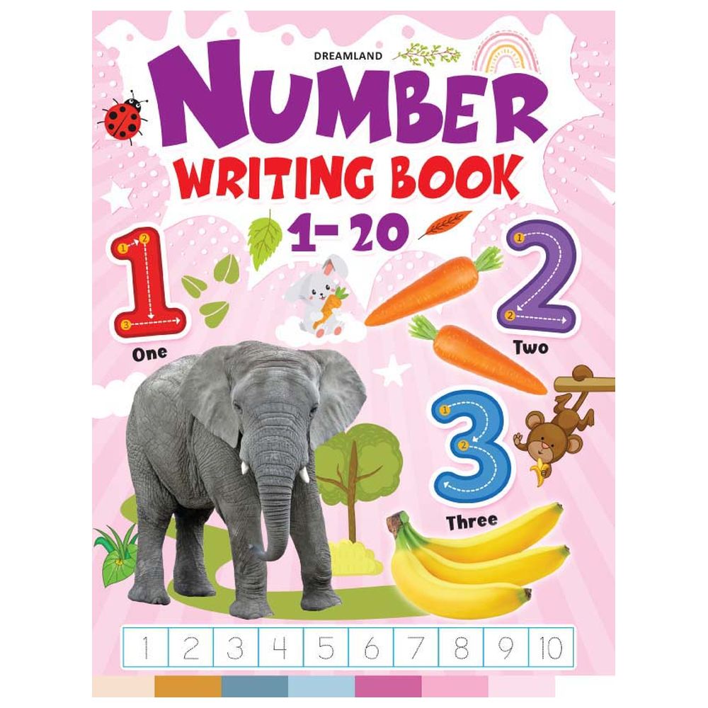 Number Writing Books - 1 To 20