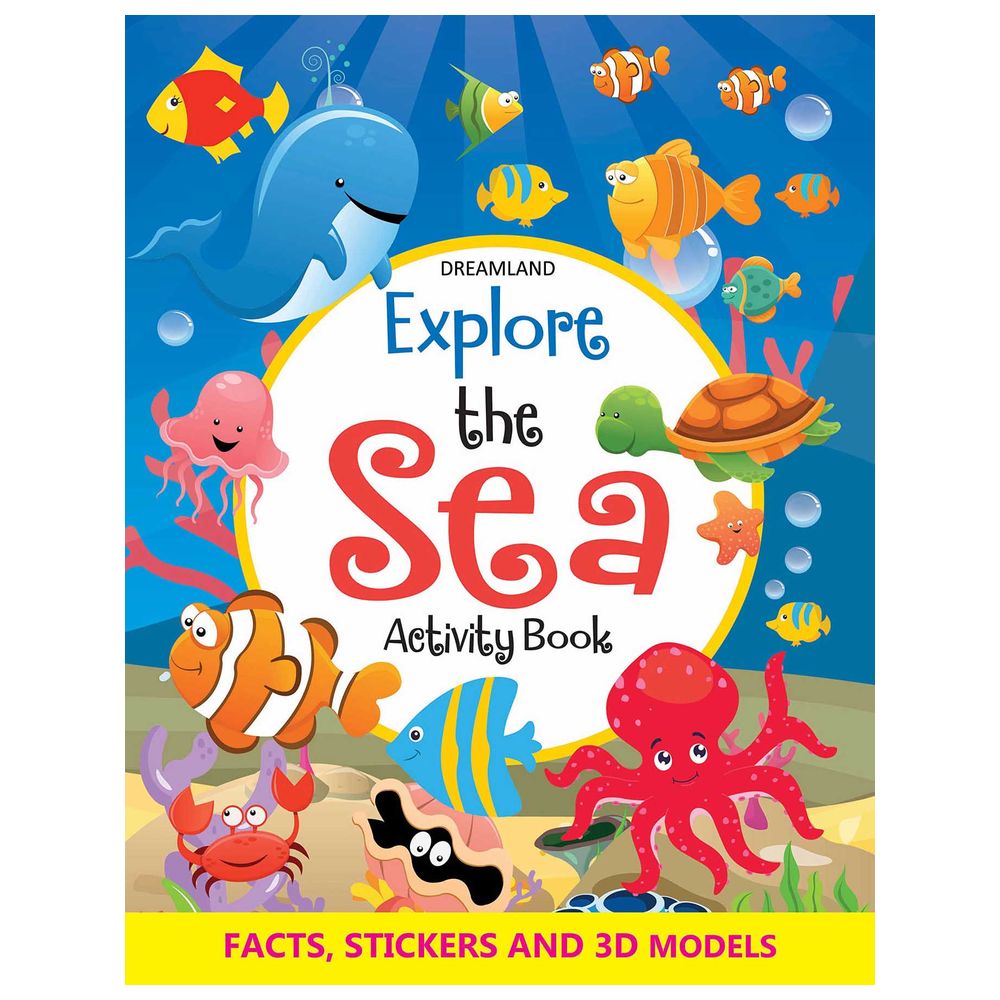كتاب أنشطة وملصقات Explore The Sea