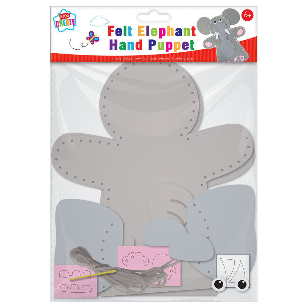 Design Group - Kids Create Sewing Myo Puppets - Assorted