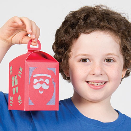Baker Ross - Christmas Tree Lantern Kits - Pack of 4