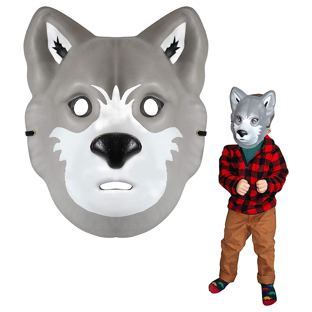 Deluxe Base - Wild Faces Mask - Wolf