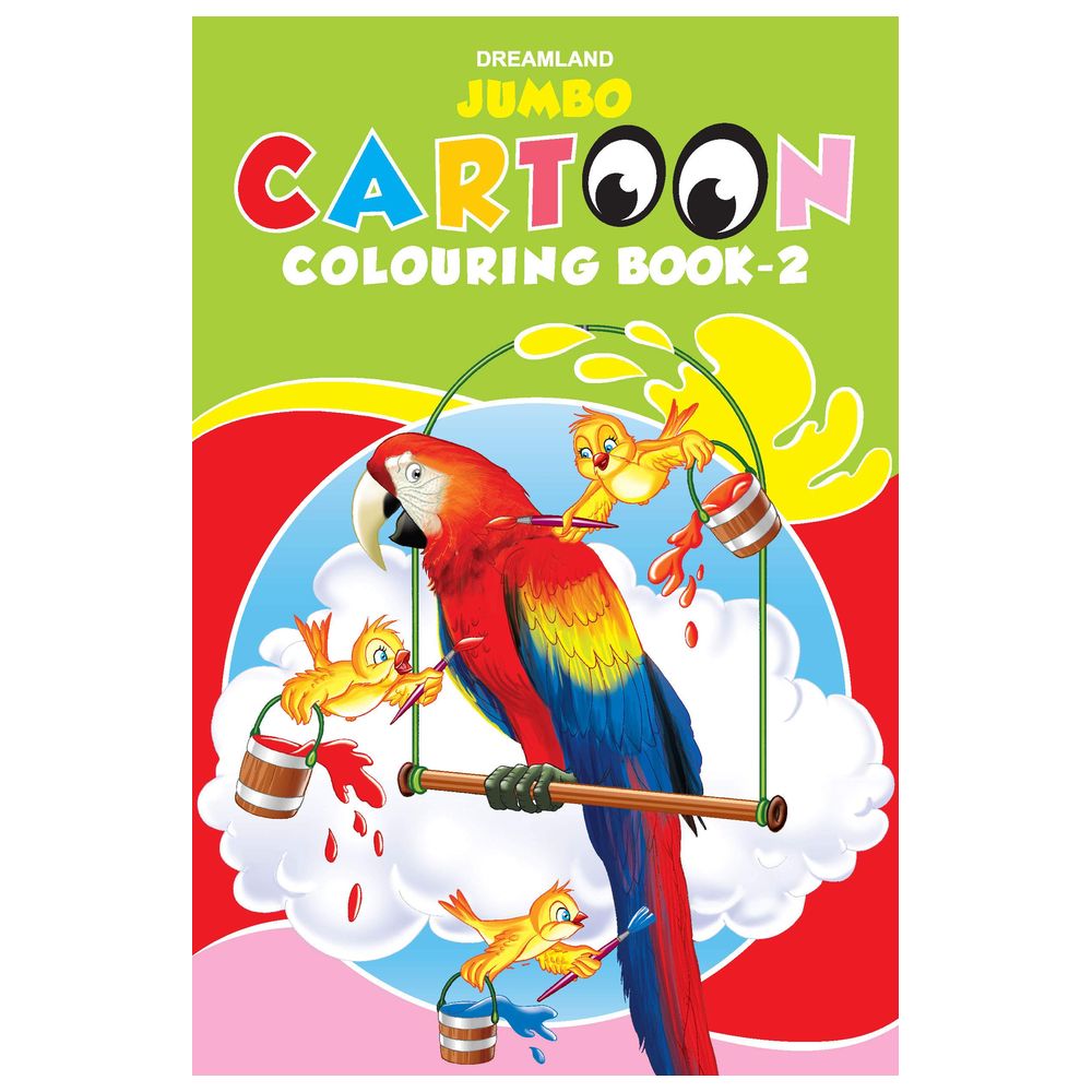 كتاب تلوين Jumbo Cartoon Colouring Book - 2