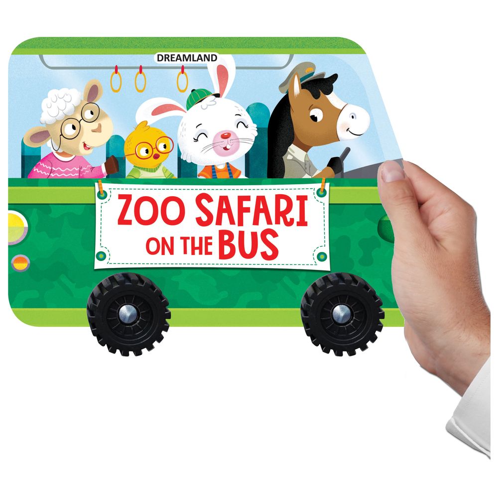 Zoo Safari On The Bus - Board Book With Wheels