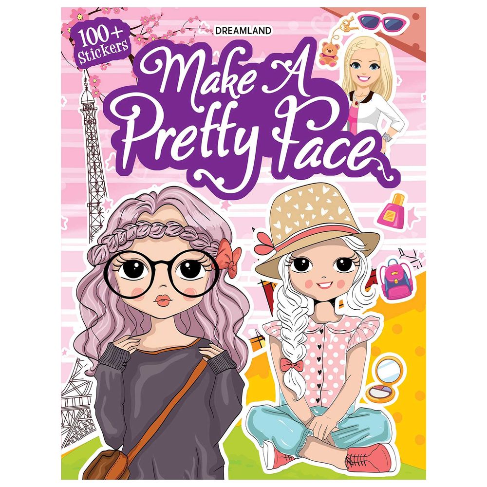 Make A Pretty Face With 100+ Sticker Book