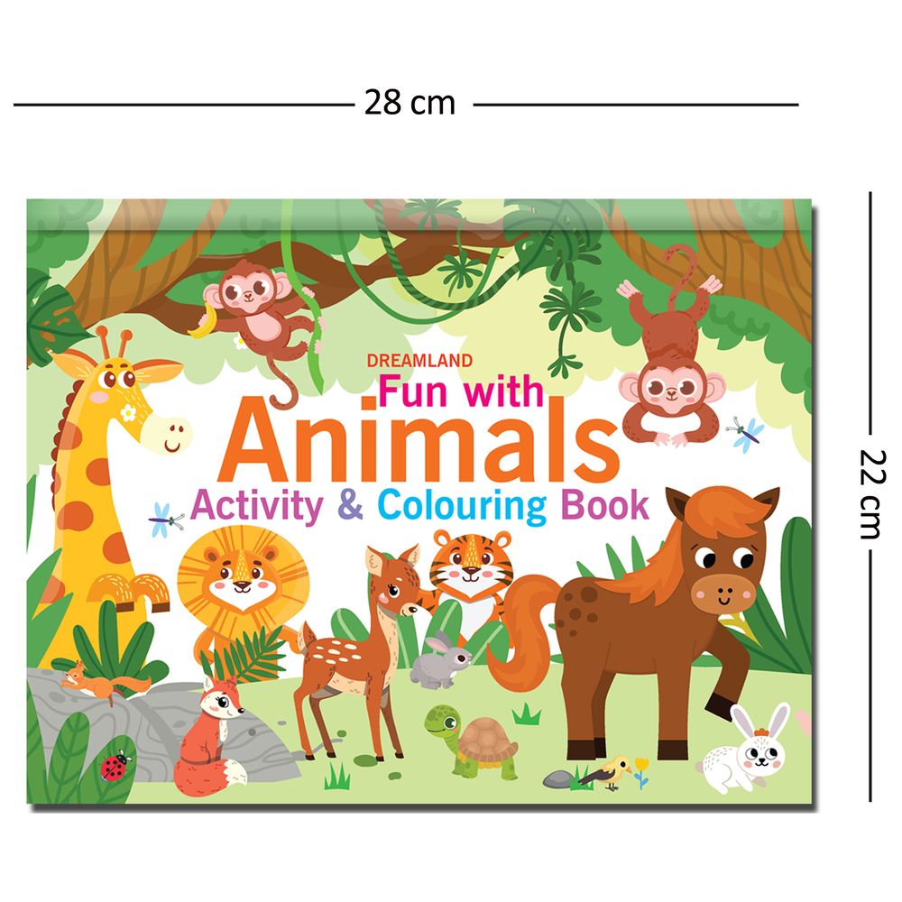 Fun With Animals Activity & Colouring Book