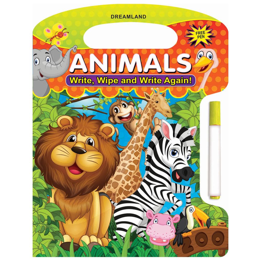 كتاب Write, Wipe & Write Again - Animals