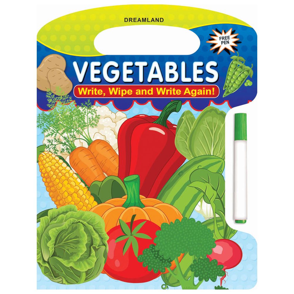 كتاب Write, Wipe & Write Again - Vegetables