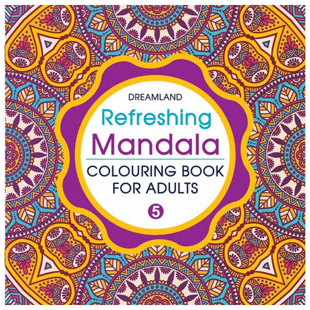 Refreshing Mandala Colouring Book For Adults