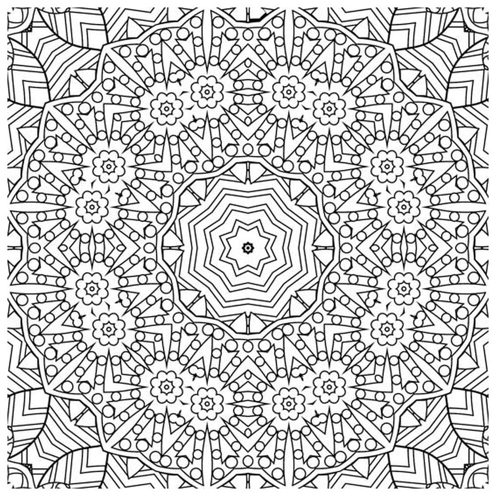Refreshing Mandala Colouring Book For Adults