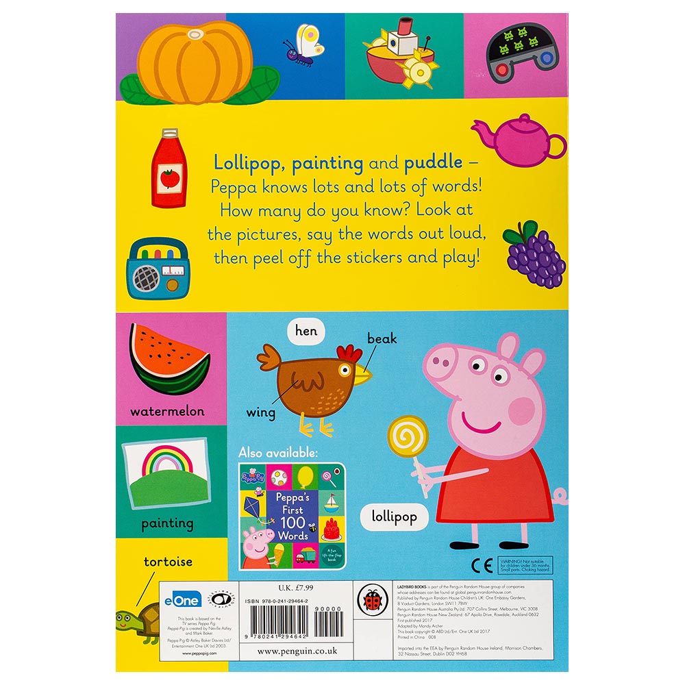 Peppa Pig: 1000 First Words Sticker Book
