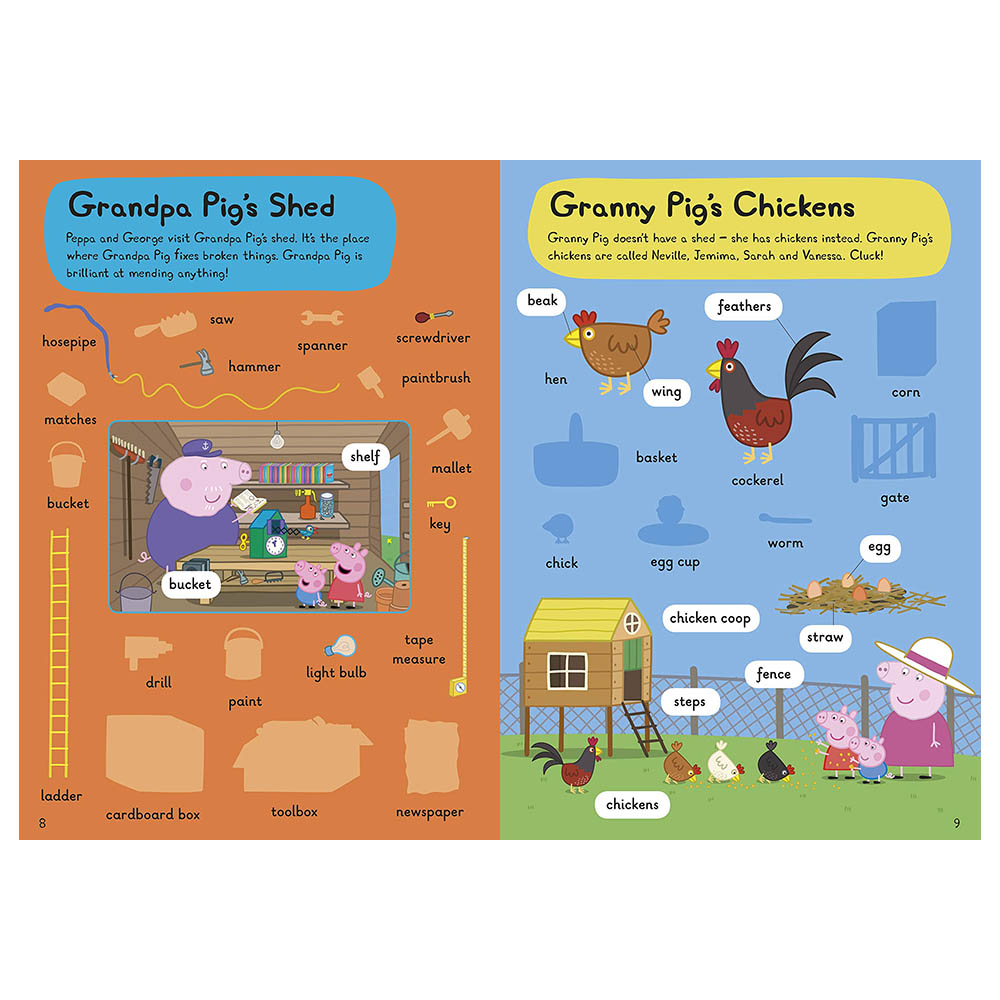 Peppa Pig: 1000 First Words Sticker Book