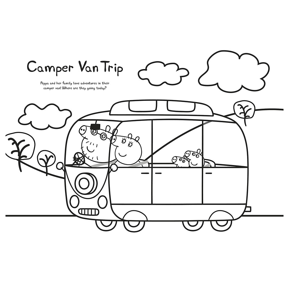 Peppa Pig: Peppa's Bumper Colouring Book