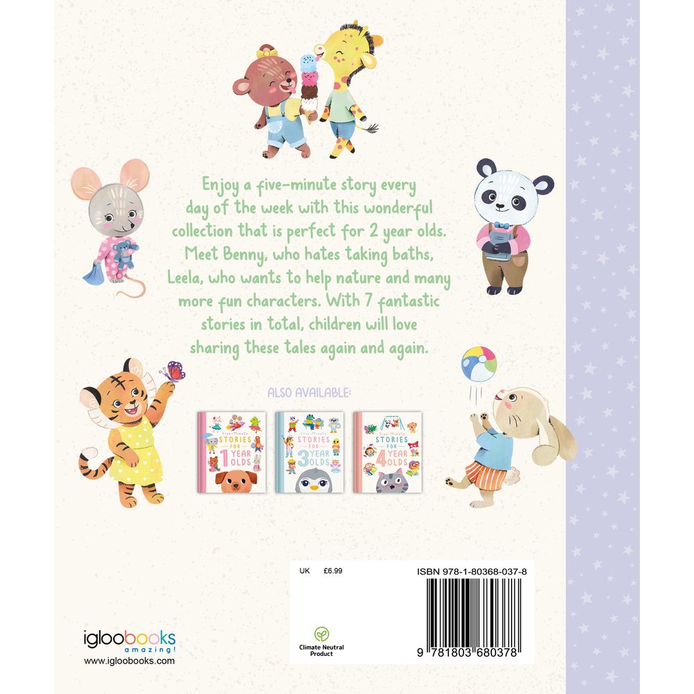 Five-Minute Stories for 2 Year Olds