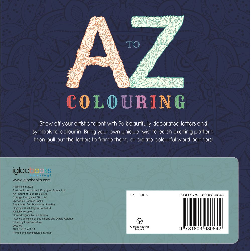 A-Z Colouring Book