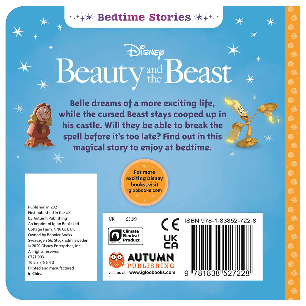 Disney Beauty and The Beast Bedtime Stories