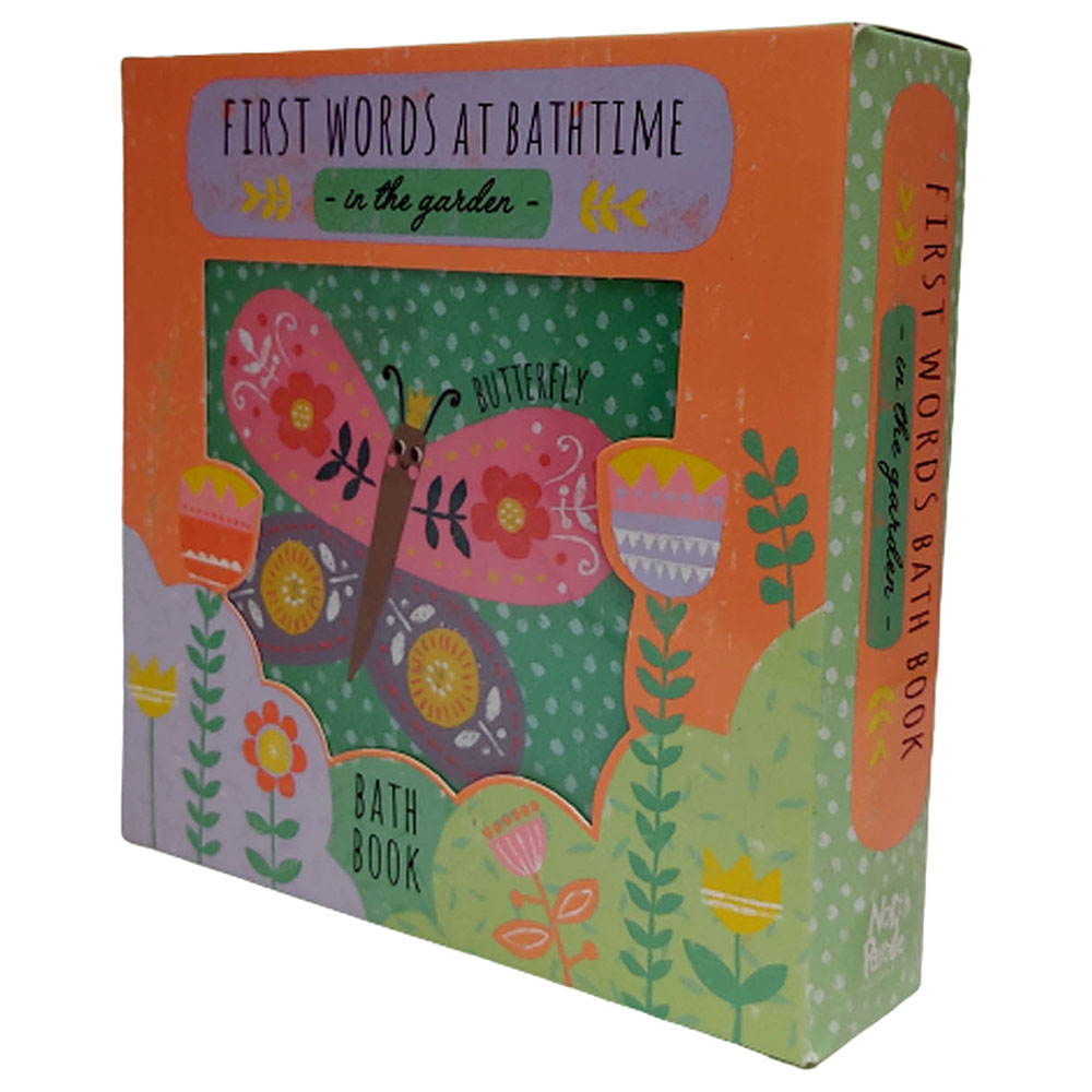 Bath Book In A Box: First Words In The Garden