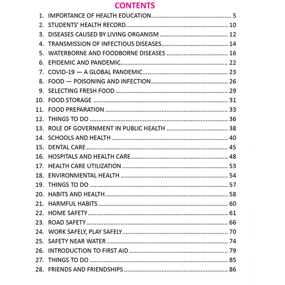 Children's Health Education - Book 6