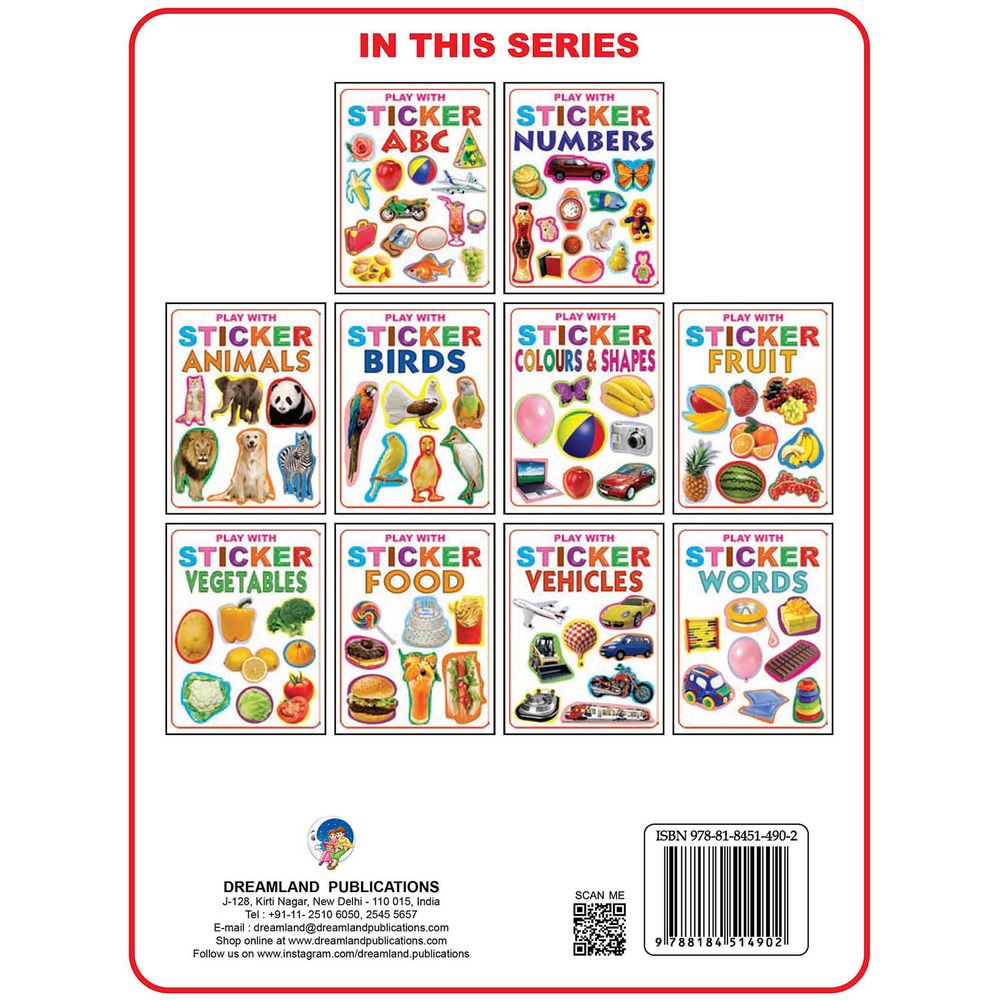 Play With Sticker Book - Birds