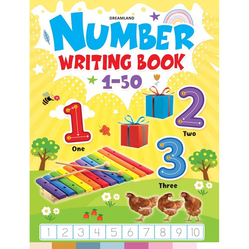 Number Writing Book 1 - 50