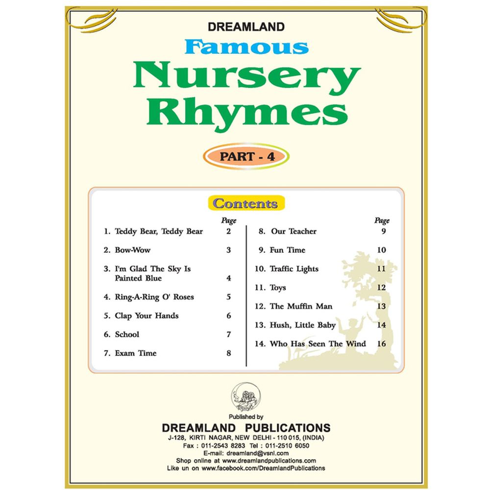 Famous Nursery Rhymes Book Part 4