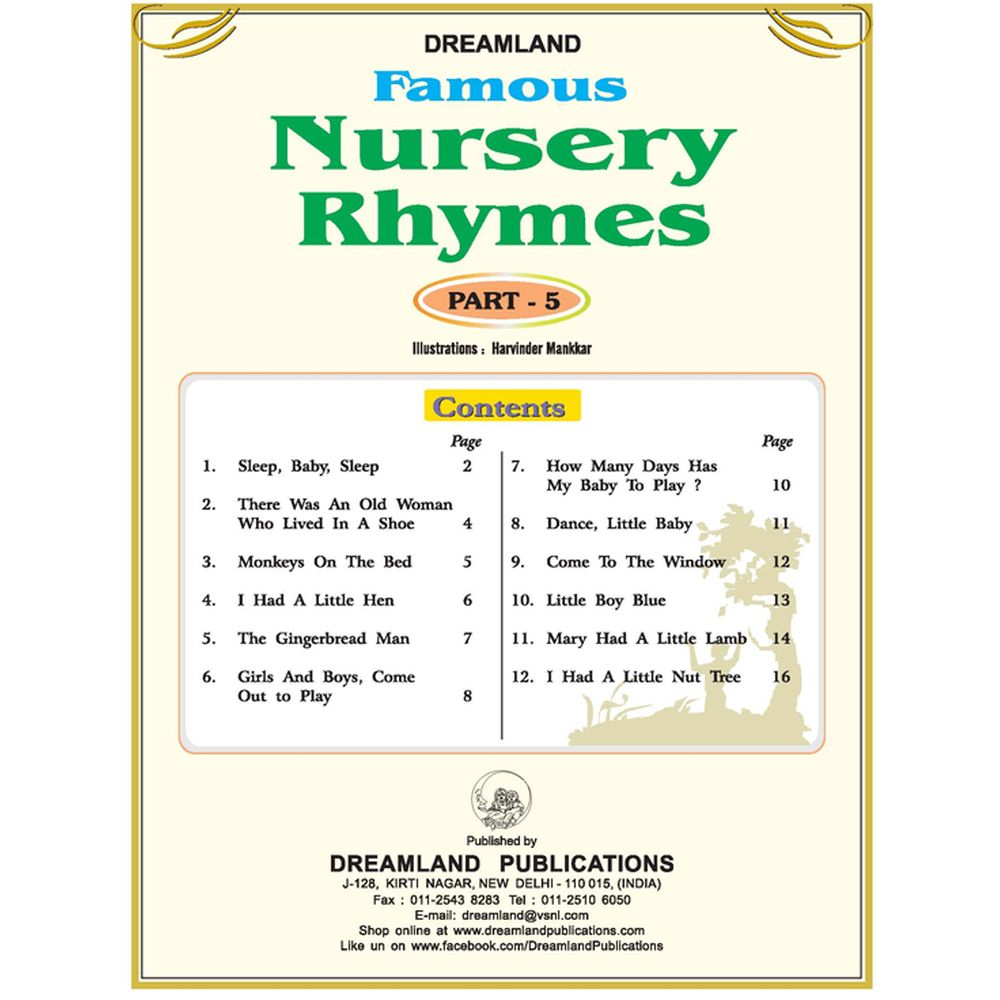 Famous Nursery Rhymes Book Part 5