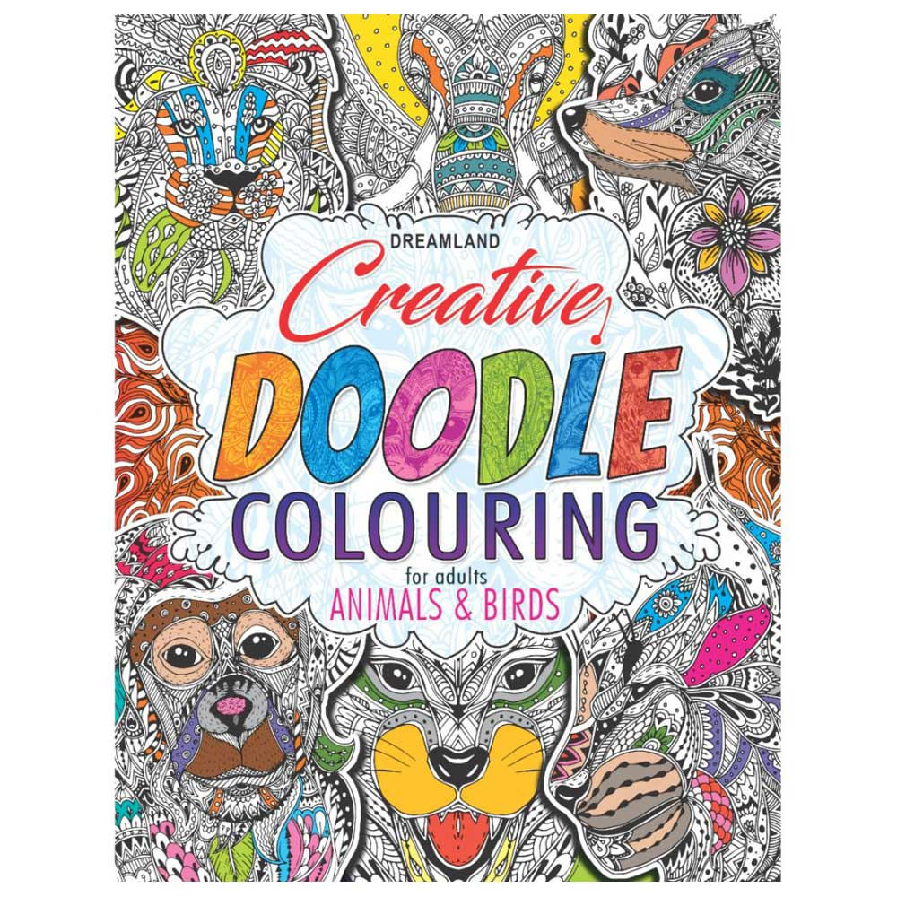 كتاب Creative Doodle Colouring - Animals & Birds