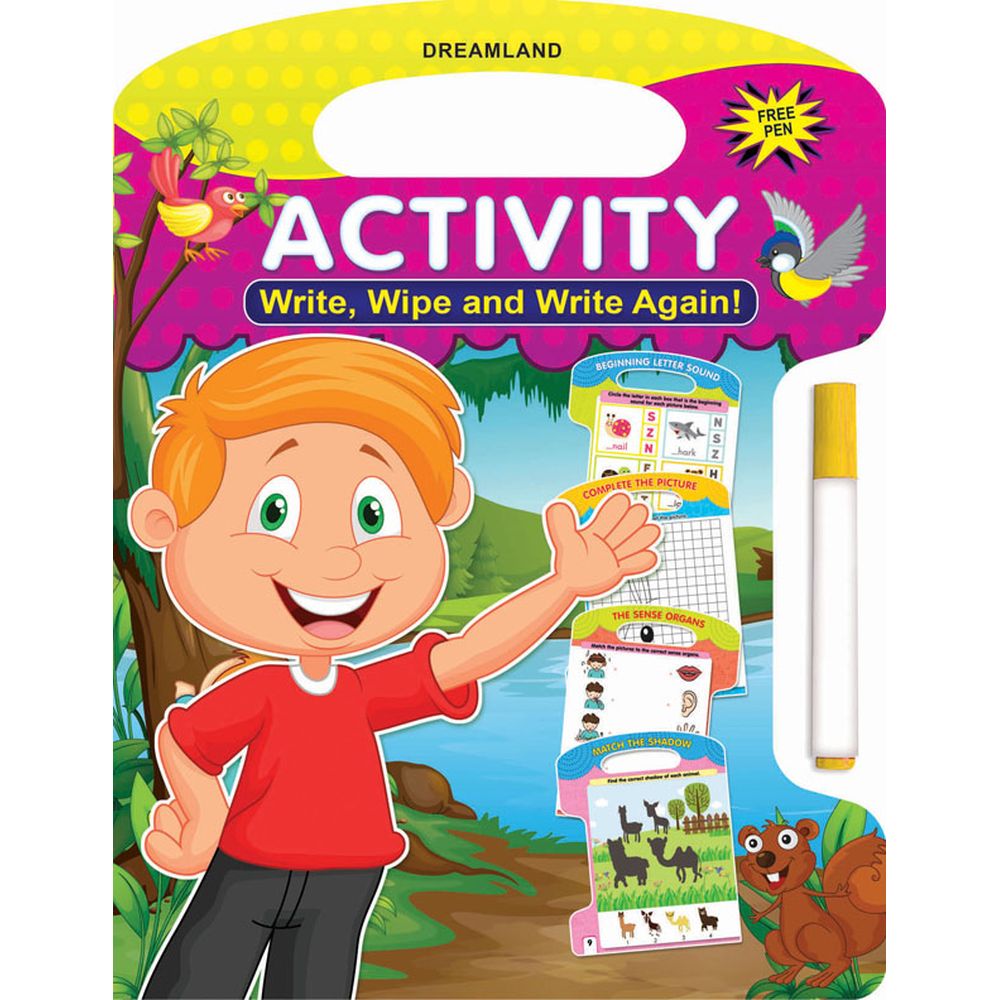 كتاب Write & Wipe Book Activity Book
