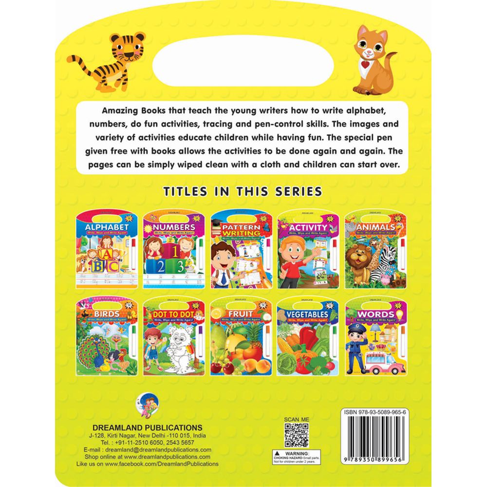 كتاب Write & Wipe Book Activity Book