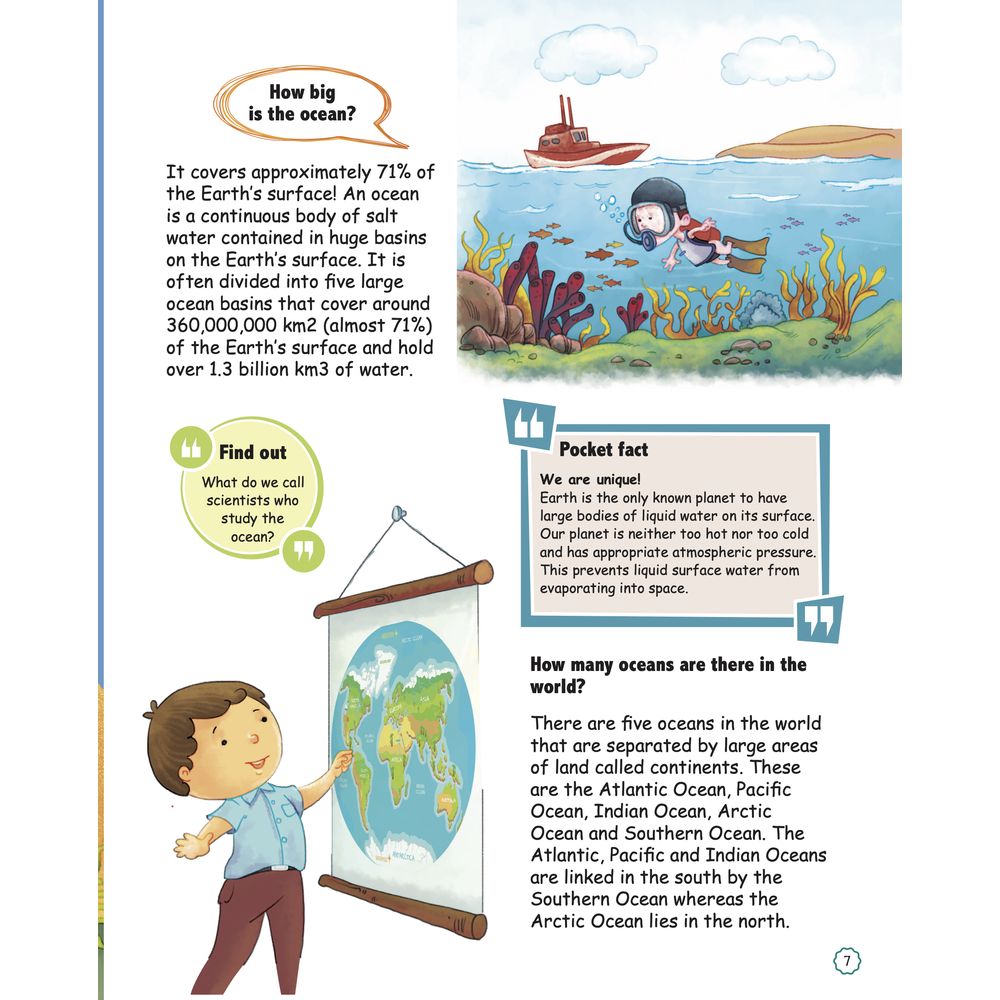 Om Amazing Questions & Answers Seas & Oceans