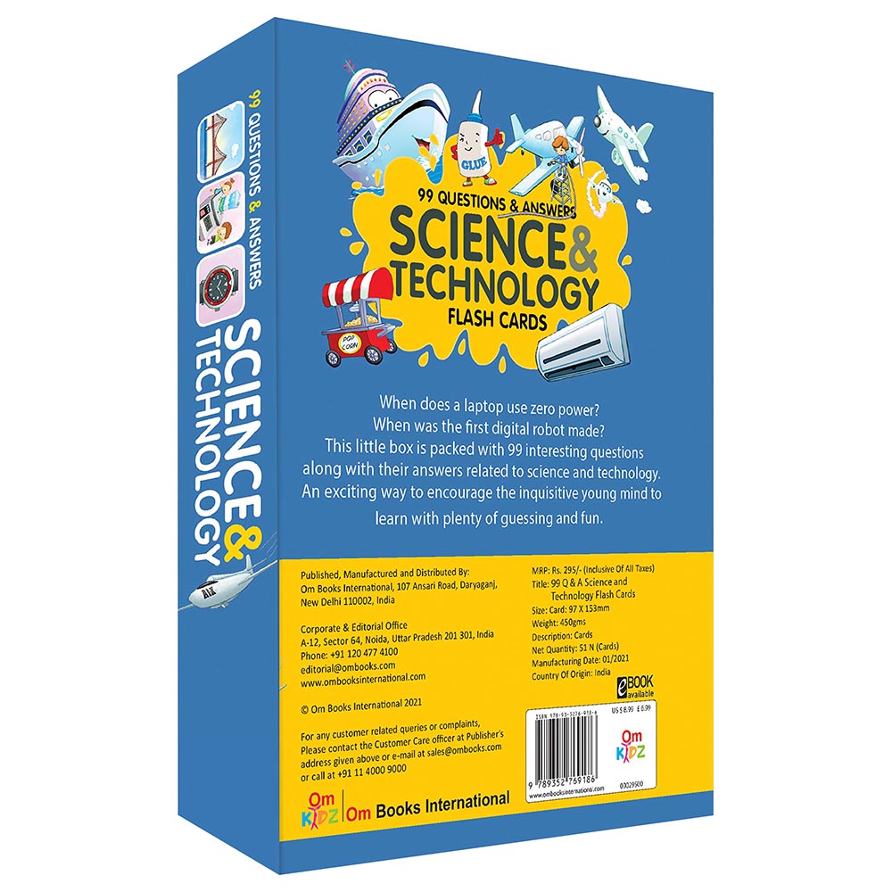 99 Question & Answers Science And Technology Flash Cards