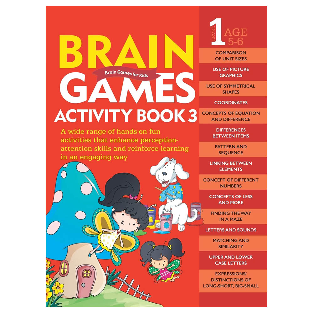 Om Books - Brain Games Activity Book 3