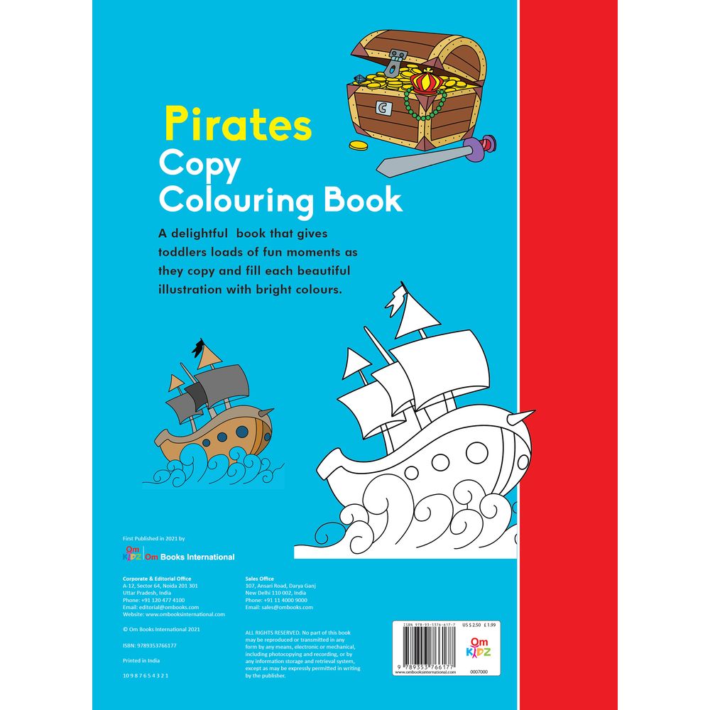 Pirate Copy Colouring Book